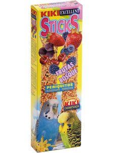 KIKI STICKS PERIQUITOS FRUTAS DEL BOSQUE